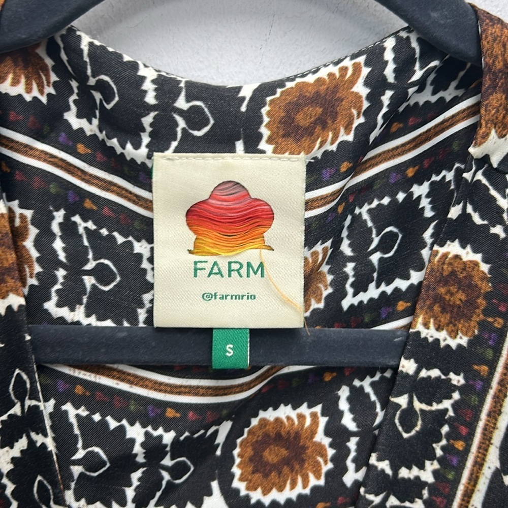 Farm Rio Flower Tapestry Blouse - Picture 3 of 5